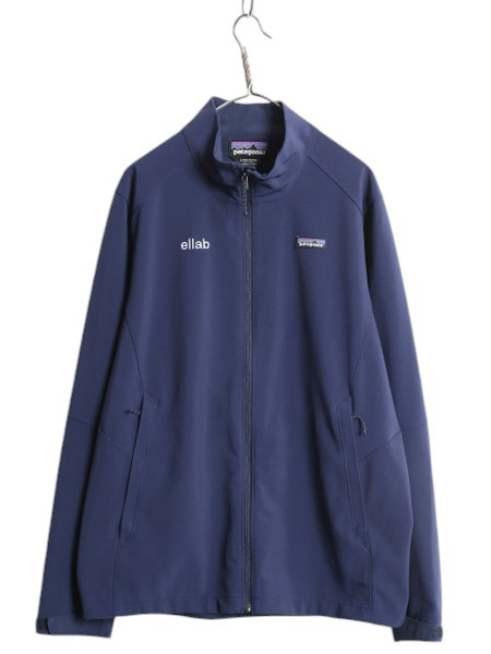 パタゴニア アズ ジャケット メンズ L / 20年製 Patagonia アウトドア ソフトシェル ストレッチ ブルゾン フルジップ ハイネック 防風 紺拍卖