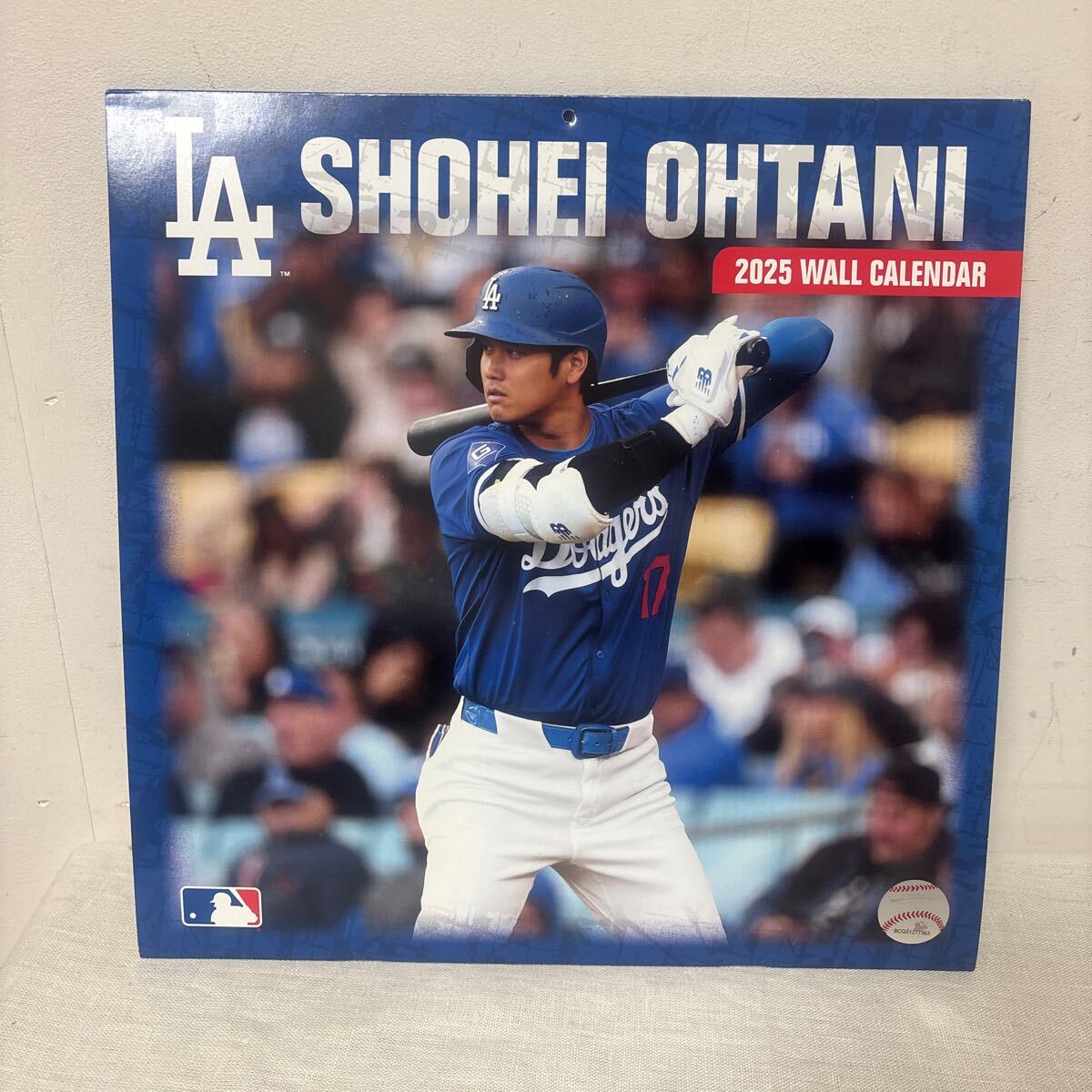 未使用 大谷翔平 2025年 壁掛けカレンダー ドジャース拍卖