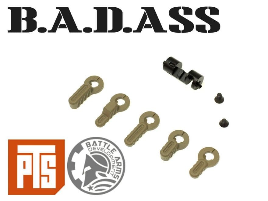 PTS-BA0004 【正規品】PTS BattleArms BAD-ASS アンビセーフティセレクター GBB(KSC/KWA/KM4 M4) DE拍卖