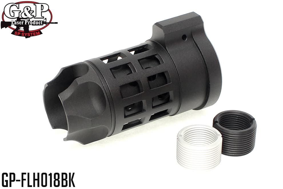 GP-FLH018BK G&P Iron Bars スタンダード フラッシュハイダー/BK拍卖