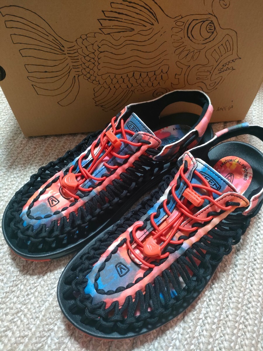 新品 定価16500 KEEN UNEEK 27cm US9 ジェリー・ガルシア コラボ 限定 タイダイ キーン ユニーク サンダル メンズ 正規品 アウトドア拍卖