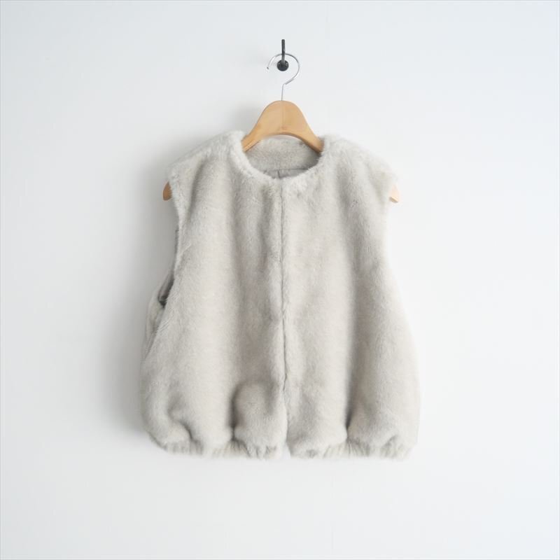2024AW・人気完売品 / 未使用 / Drawing Numbers ドローイングナンバーズ / ミンクエコファーベスト 38 / DNZ1042207A0004 / 2411-0196拍卖