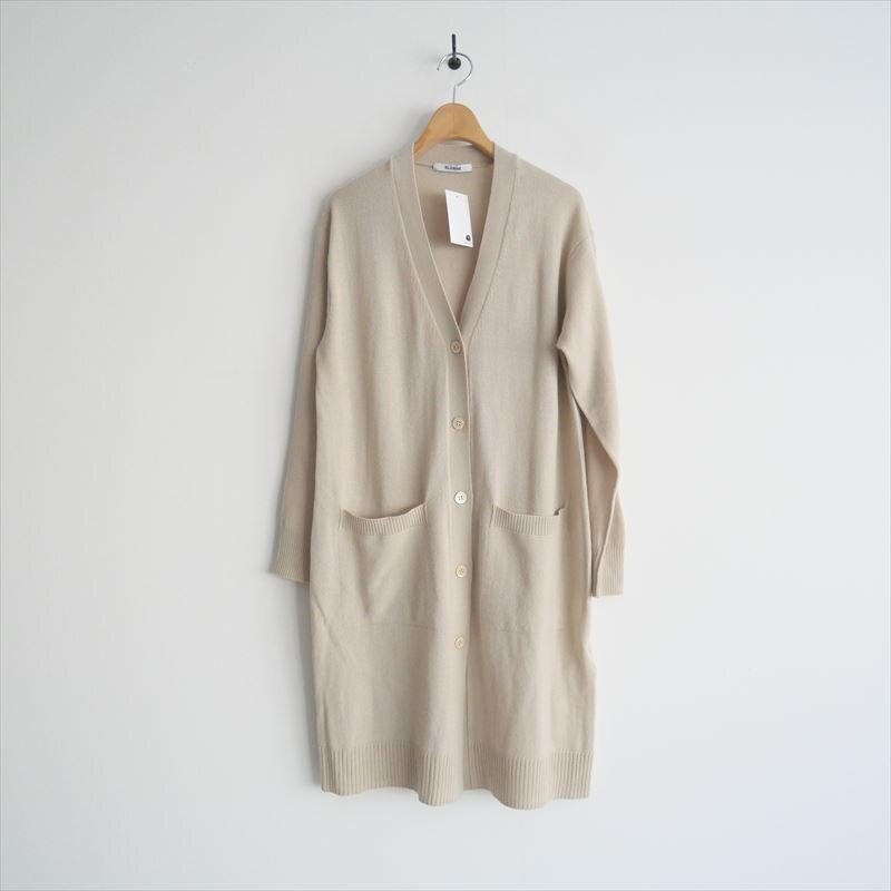 2024AW / SLOANE スローン / 12G天竺 ウール×アクリル Vネックロングカーディガン 1 / SL9W668 / 2411-0199拍卖