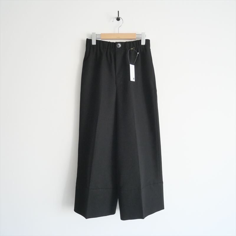 2024AW / ENFOLD エンフォルド / CROPPED WIDE-TROUSERS クロップドワイドトラウザーパンツ 36 / 300HA131-0060 / 2411-0279拍卖