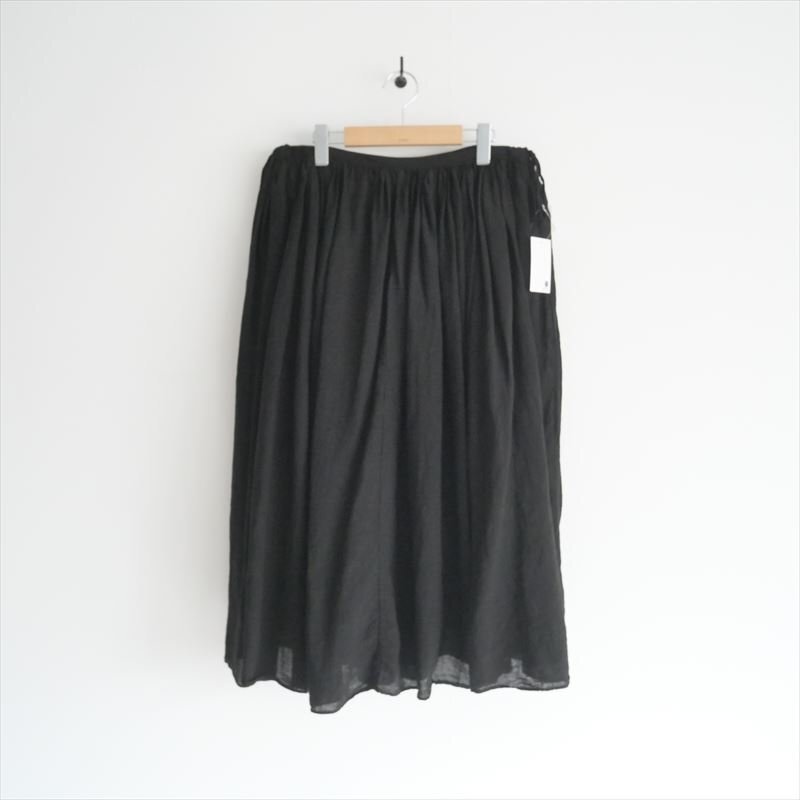 2024・人気完売品 / 未使用 / R&D.M.Co-/OLDMANS TAILOR / LINEN HENP GAUZE GATHER LONG SKIRT スカート / 6721 / 2501-0051拍卖