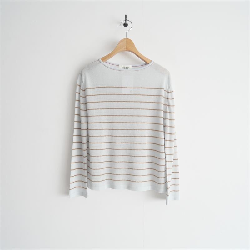 2024SS / beautiful people ビューティフルピープル / ボーダーニット 36 / 1425210001 / 2501-0291拍卖