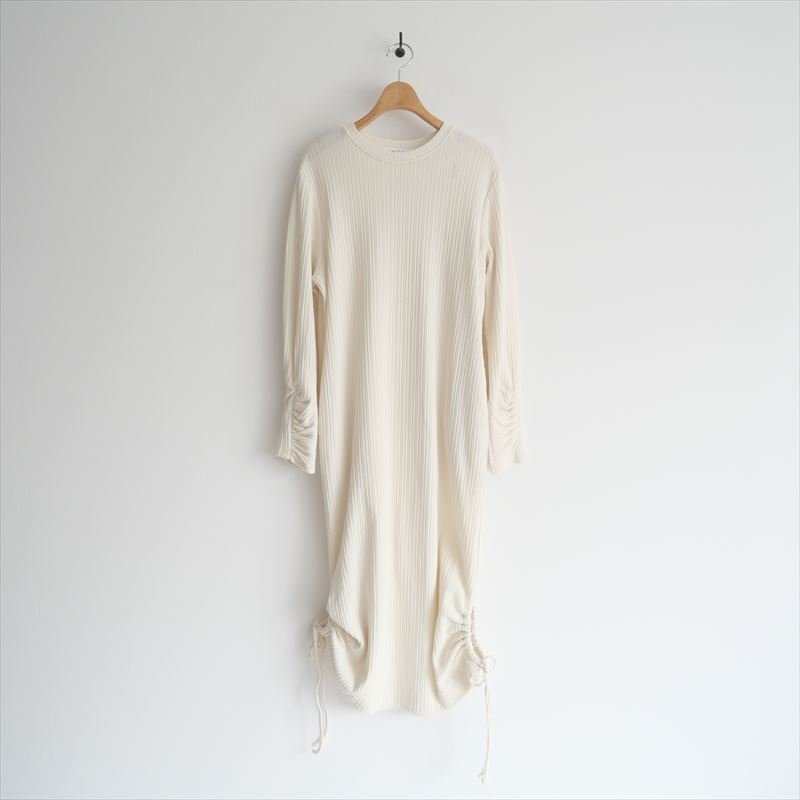 2022SS / eLLa エラ / rib gather hem dress リブギャザーヘムドレス / T-OP31 / 2411-1082拍卖