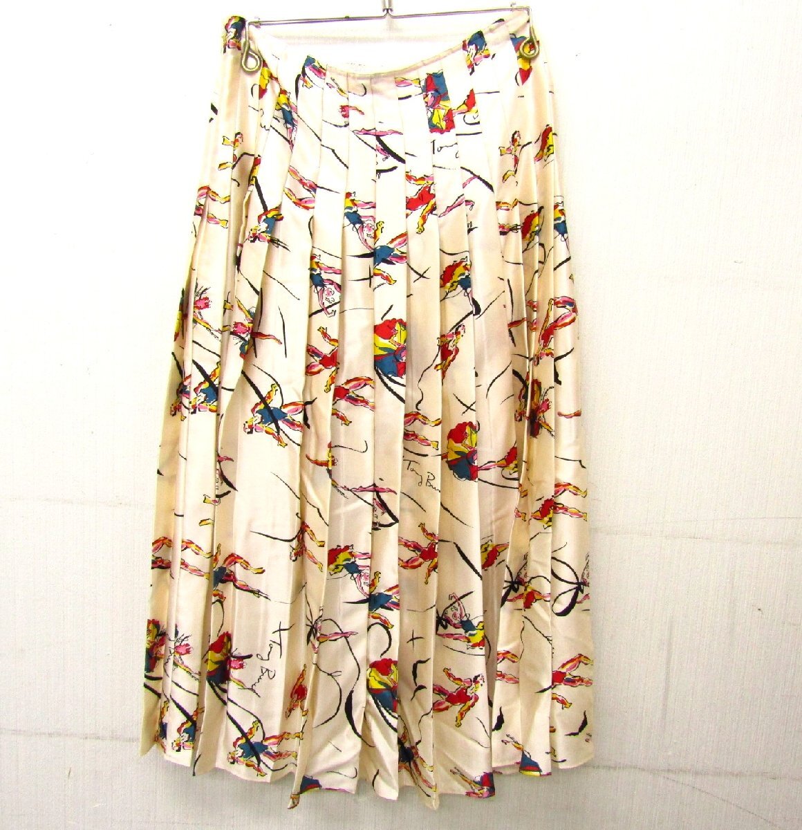 TORY BURCH トリーバーチ ロングスカート シルク 総柄 SIZE:2★FL1176拍卖