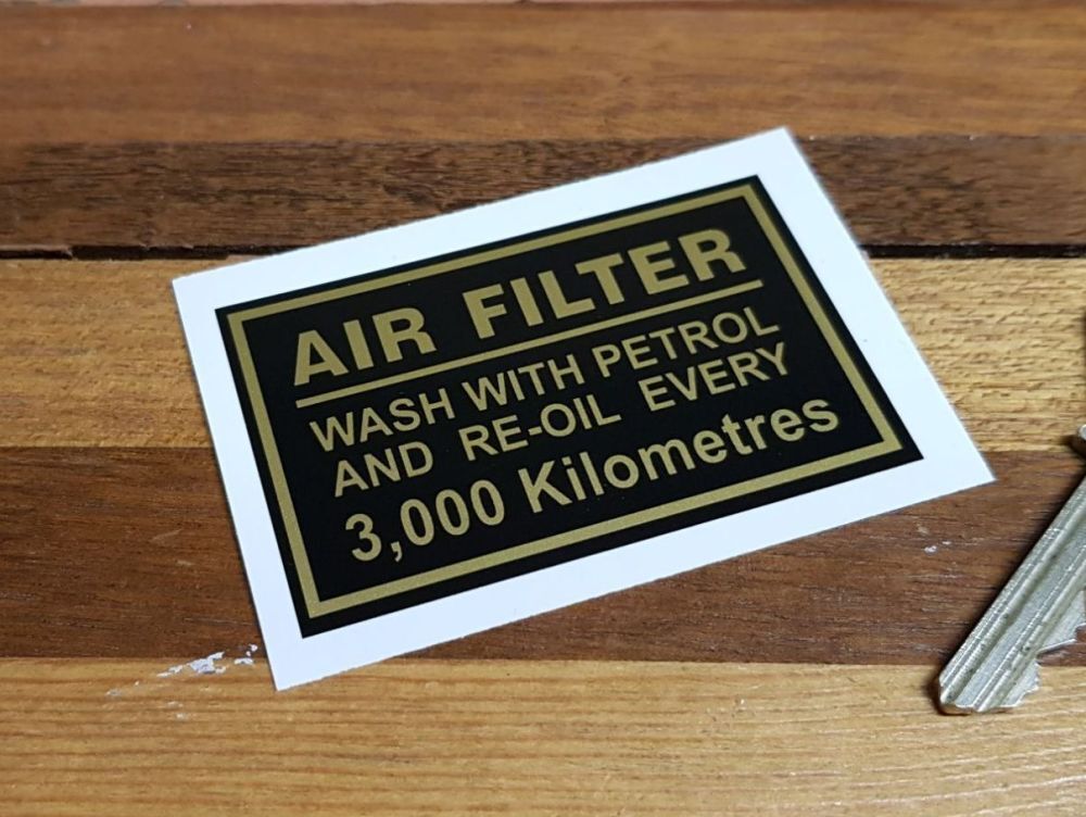 AIR FILTER 67mm x 42mm車 バイク ステッカー デカール 送料無料拍卖