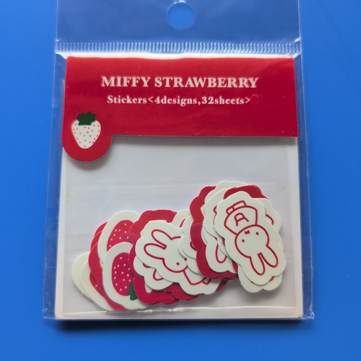 ★ミッフィー★【MIFFY STRAWBERRY】★フレークシール★拍卖