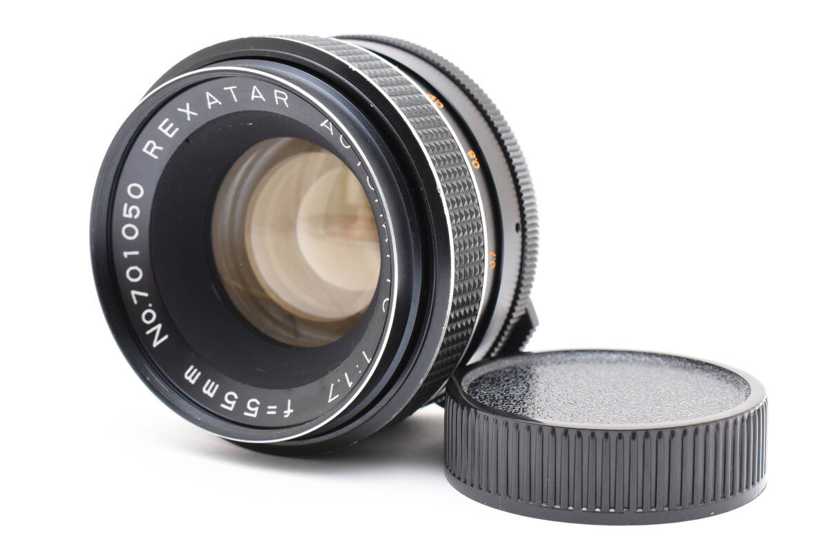 ★希少品★ REXATAR AUTOMATIC 55mm F1.7 マニュアルフォーカス フィルムカメラ 単焦点レンズ 現状品 #959拍卖