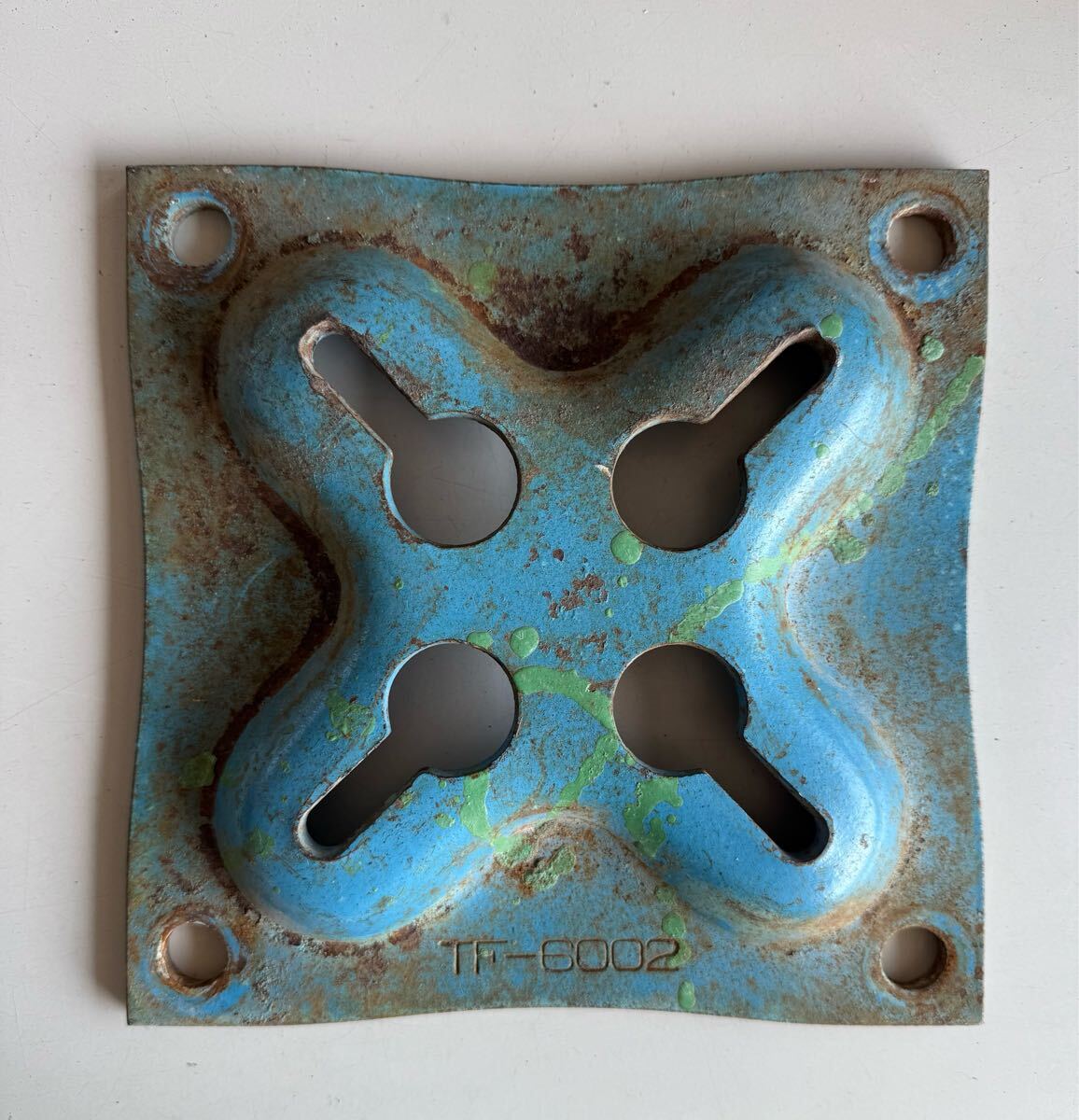 鈑金 板金 塗装 ベース プレート アンカーベース オートポール 自動車鈑金 自動車アンカープレート 鉄板 1枚 P25032204拍卖