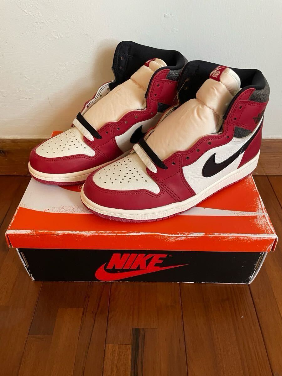 NIKE ナイキ JORDAN 1 Retro High OG Chicago Lost and Found DZ5485-612 US7 25cm拍卖