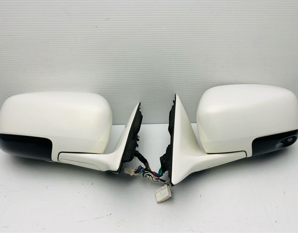 ★当日発送★良品 フーガ Y51 KY51 KNY51 51 純正 ドアミラー 左右セット カラー QAA パール カプラー11+17ピン 即決/動作OK (Y62)拍卖