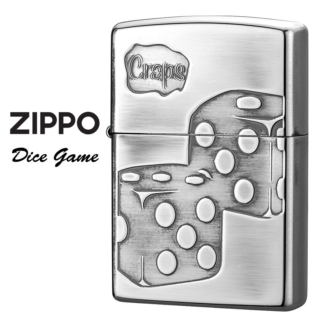 zippo (ジッポー)ダイスゲーム SVイブシ Craps クラップス サイコロ【ネコポス可】拍卖