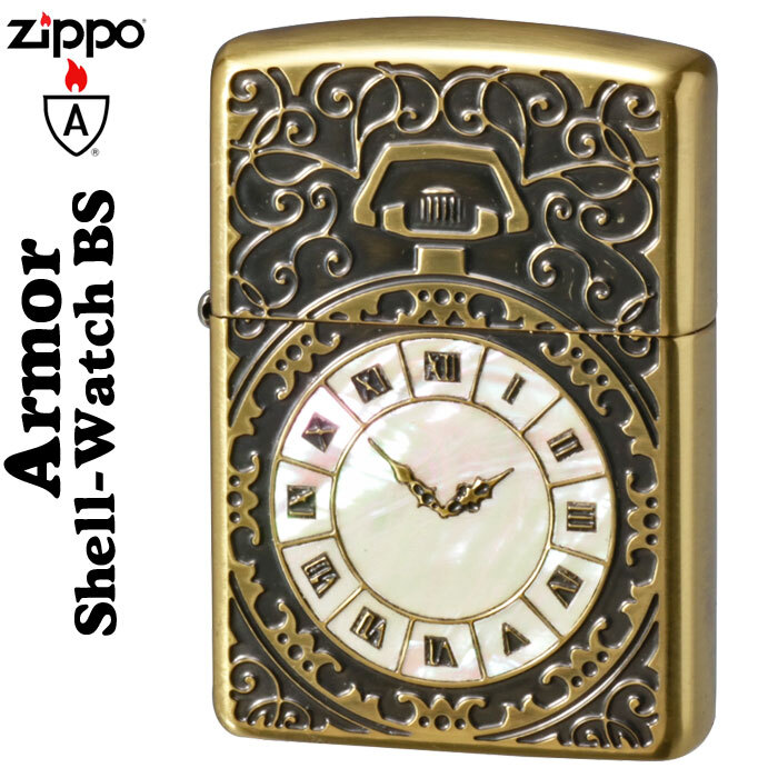 zippo(ジッポーライター)シェルウォッチInlay(貝貼り)BS 送料無料【ネコポス対応】拍卖