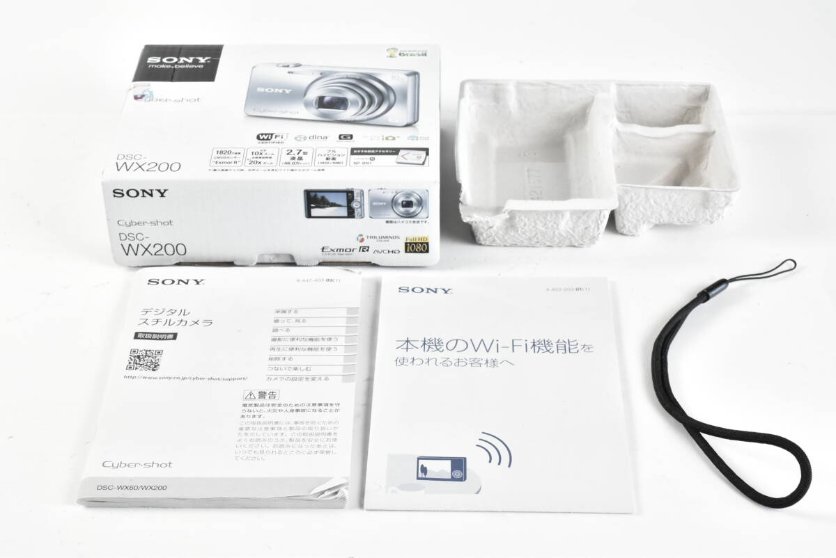 SONY ソニー Cyber-shot DSC-WX200 ブラック 空箱 ケース 純正品 EF-TN-YO2601拍卖