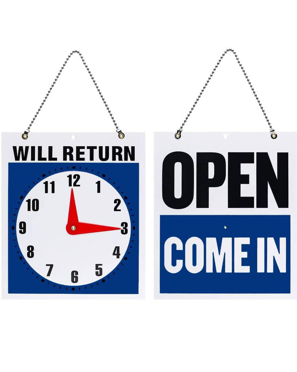 カフェ レストラン オシャレ 閉店 雑貨屋 開店 などの 看板ボード 両面 看板 看板 Close や Open 装飾 クローズ 拍卖