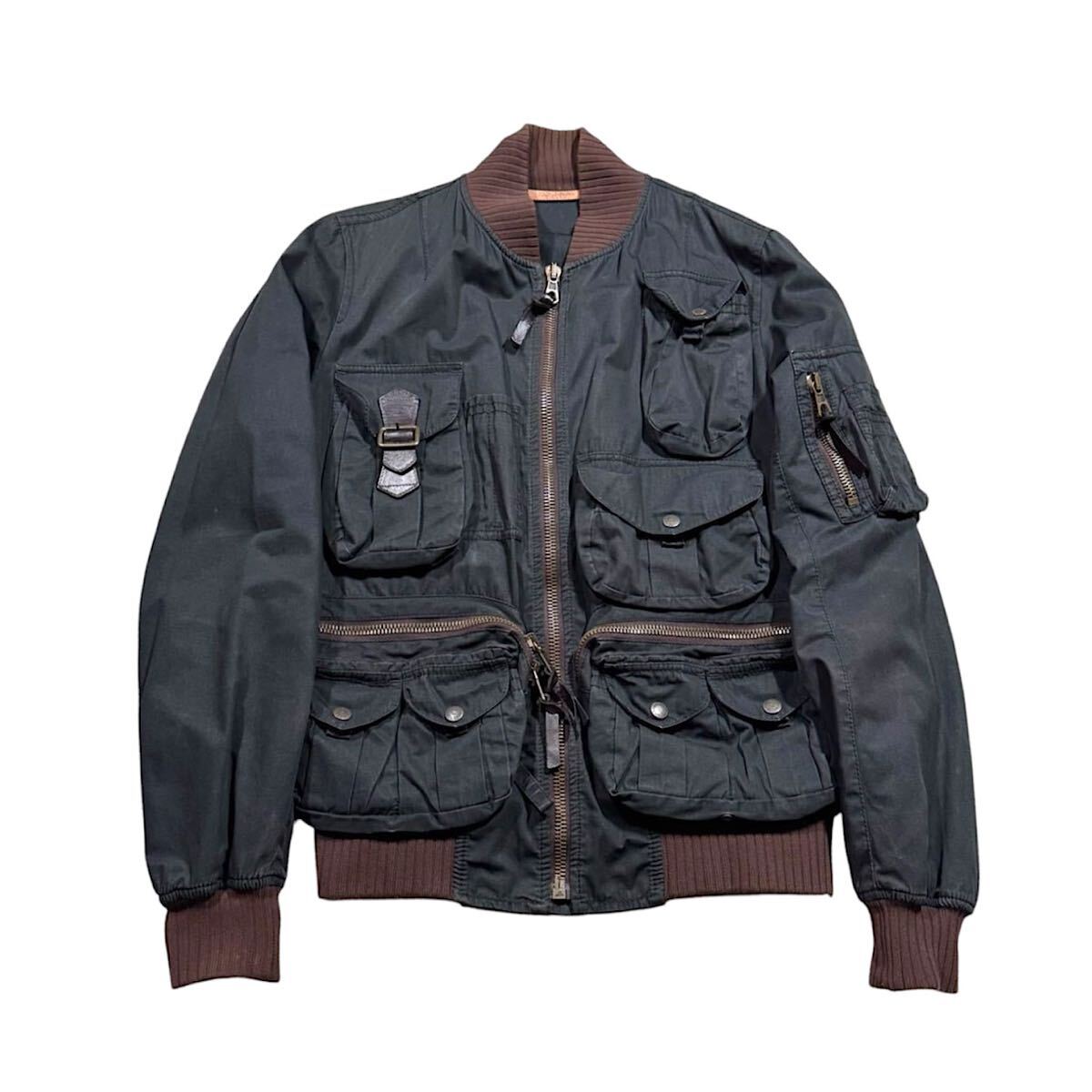 超希少 DOLCE&GABBANA Archive 03SS ドルチェアンドガッバーナ パラシュート カーゴ ボンバージャケット アーカイブ 44拍卖