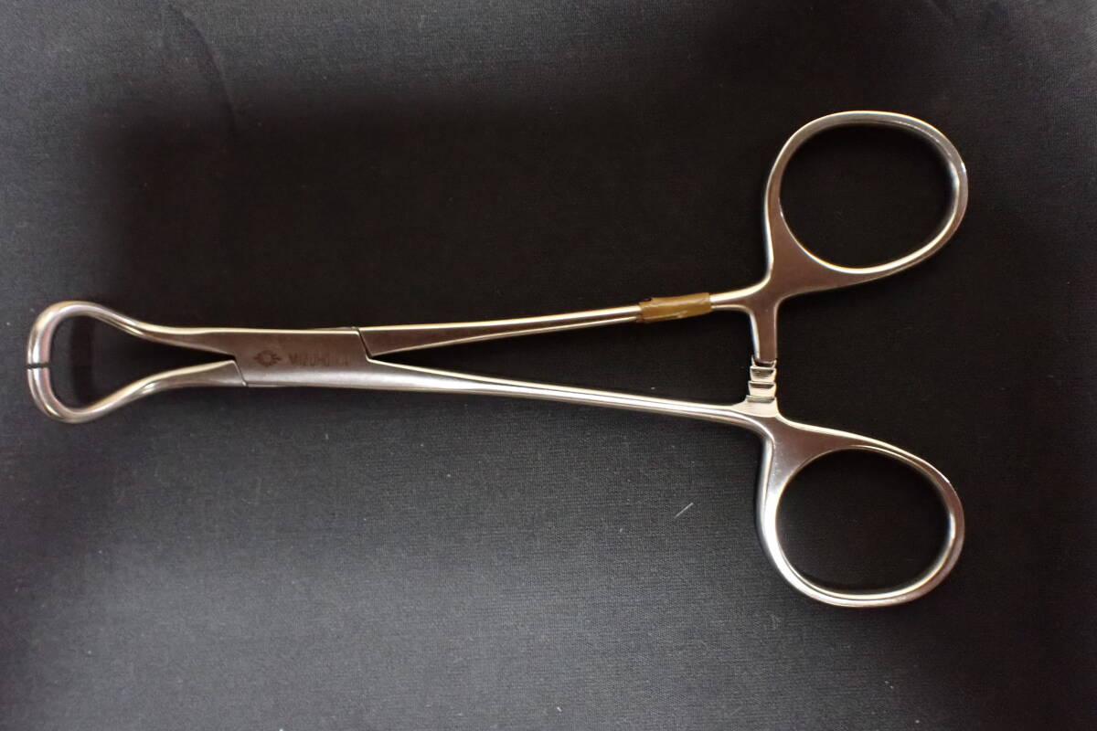 A1463# 医療器具 手術診療器具 医科 布鉗子 タオル鉗 Mizuhoika ステンレス製拍卖