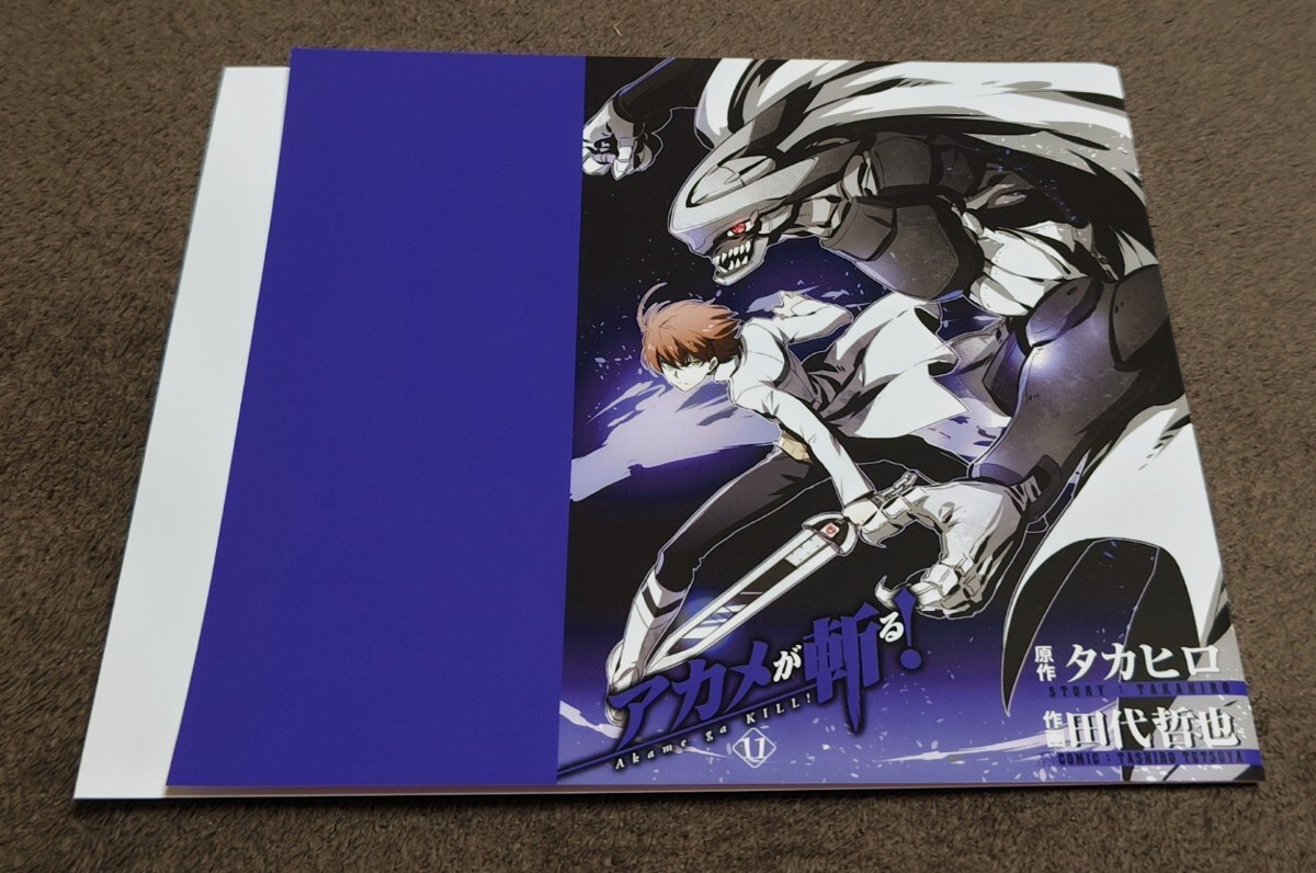 ♪『アカメが斬る!』♪ブックカバー♪⑪巻用♪GAMERS♪田代哲也×タカヒロ♪NOT FOR SALE♪♪拍卖