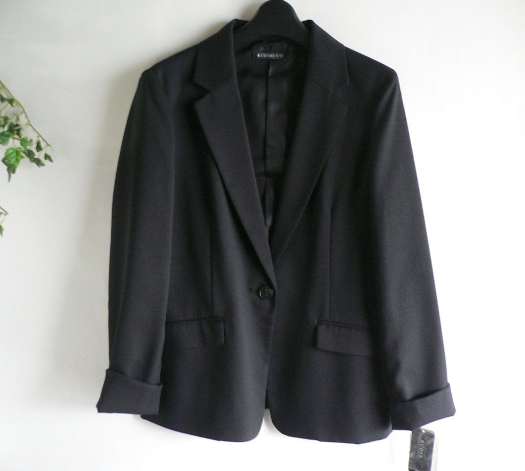 新品9号黒テーラード1つボタンジャケット卒業式入学式フォーマルセレモニー②拍卖