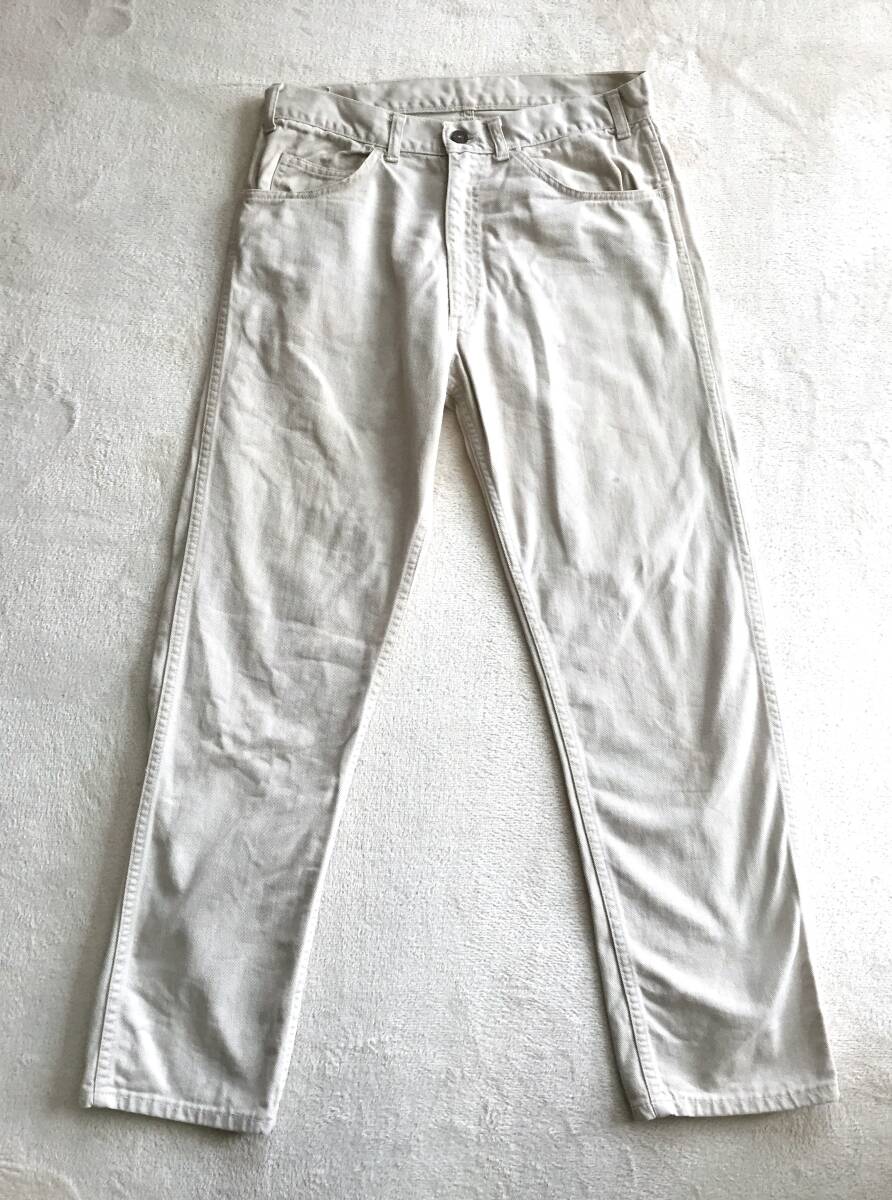 ◆ビンテージ Levi's 800B デニムパンツ ジーンズ BIG E White Levi's 60S 70S カツラギ 検 518 mods ivy 拍卖