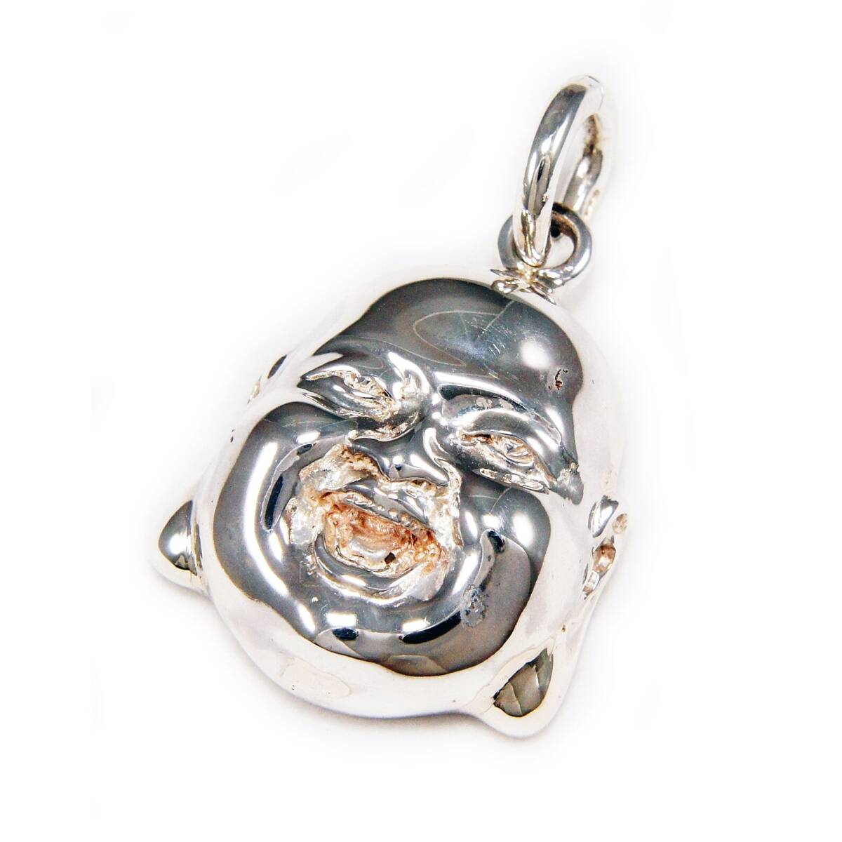 笑う仏さま925シルバーペンダント925刻印あり BW-002拍卖