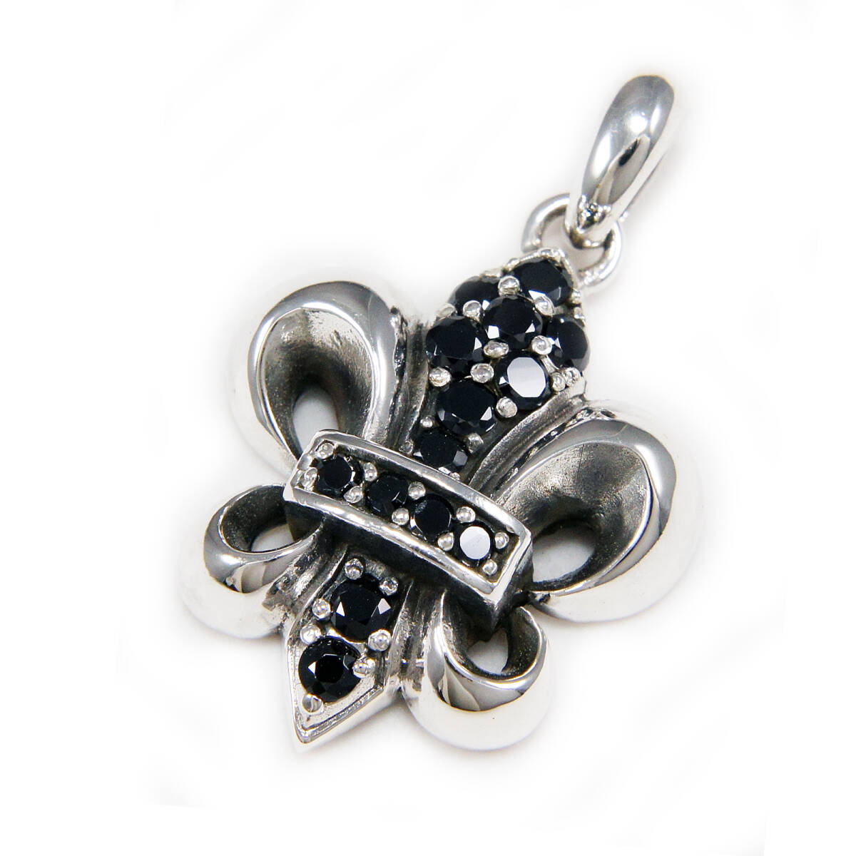 フルール ド リスジルコニア 925シルバー ペンダント 925刻印あり TP-006拍卖