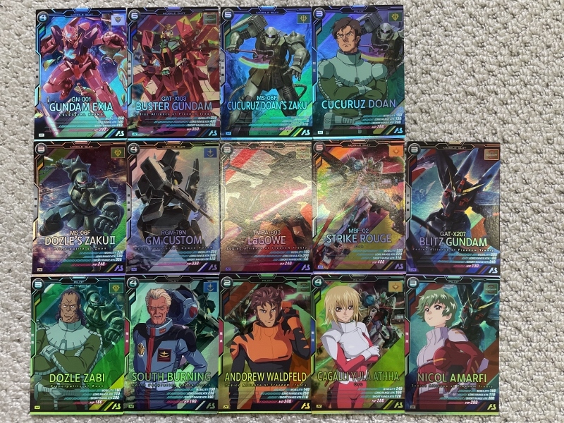 ☆送料無料☆ガンダム アーセナルベース【大量まとめ】第3弾AB03 Mレアカード14枚セット拍卖