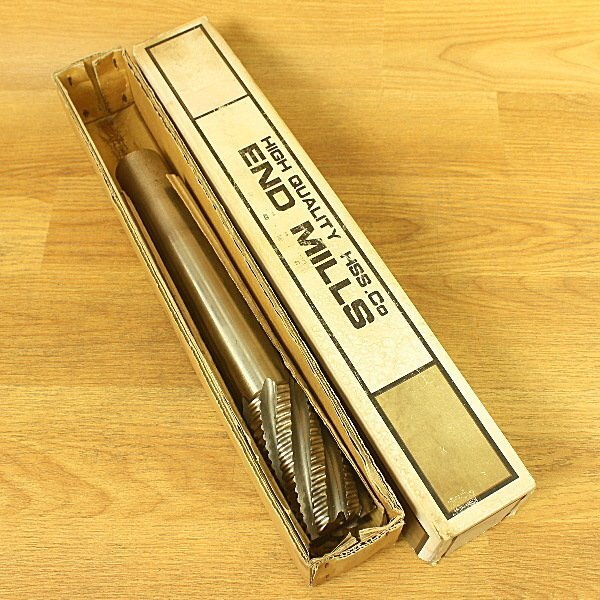 OSG●エンドミル Φ50 刃長100mm 全長353mm シャンク径42mm 大型 ハイス HSS拍卖