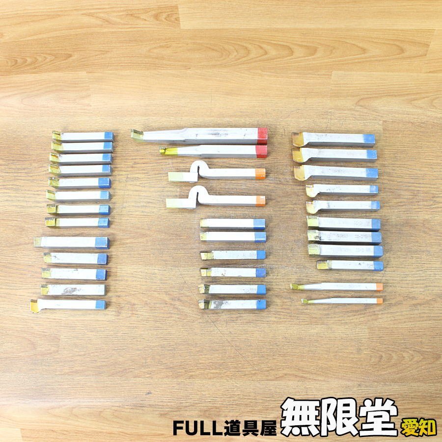 未使用)34本☆ロウ付けバイト 21-2/33-2/41-2他 旋盤バイト 付刃バイト 外径加工拍卖