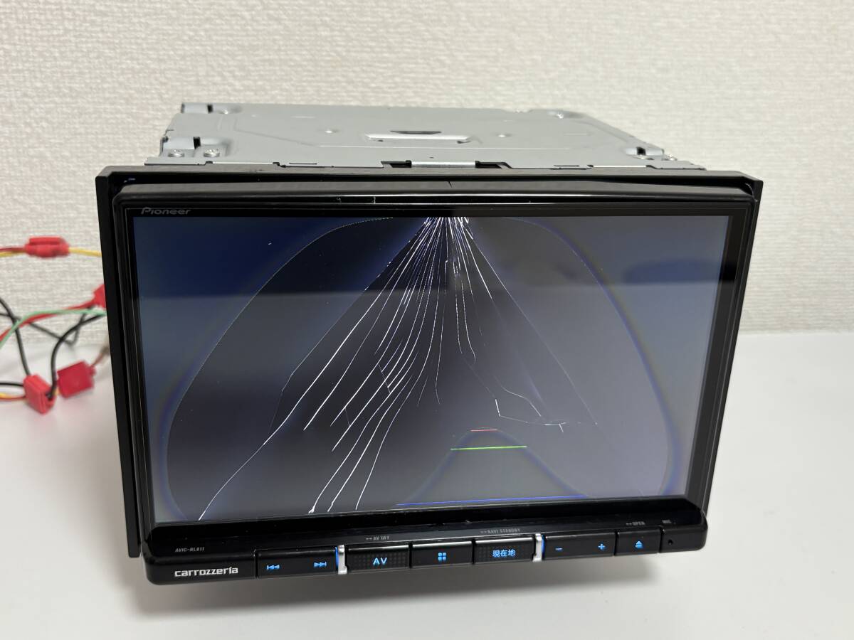 ジャンク(画面割れ) Carrozzeria カロッツェリア 楽ナビ AVIC-RL811-D AVIC-RL711 同型機 本体のみ拍卖