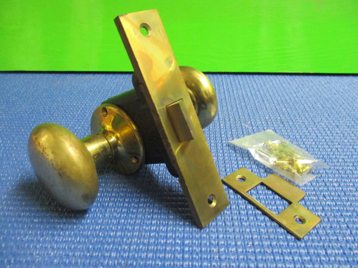 真鍮箱錠(空錠)真鍮レトロ 未使用品 メーカー サンケー(国産) 1個¥7000 送料¥600拍卖