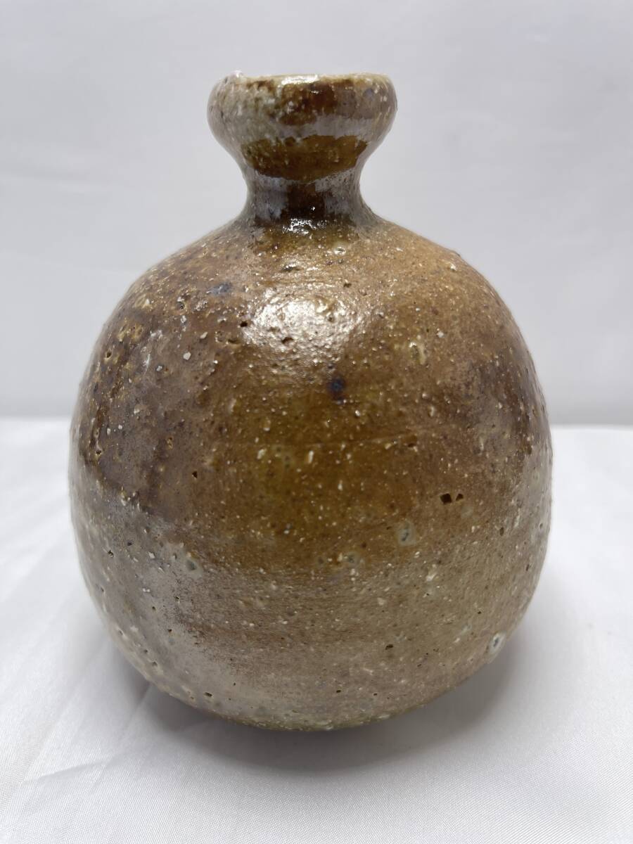 土器 信楽焼 とっくり 徳利 作者不明 発送60サイズ キズや汚れ ダメージあり 焼き物 晩酌 民芸 工芸拍卖
