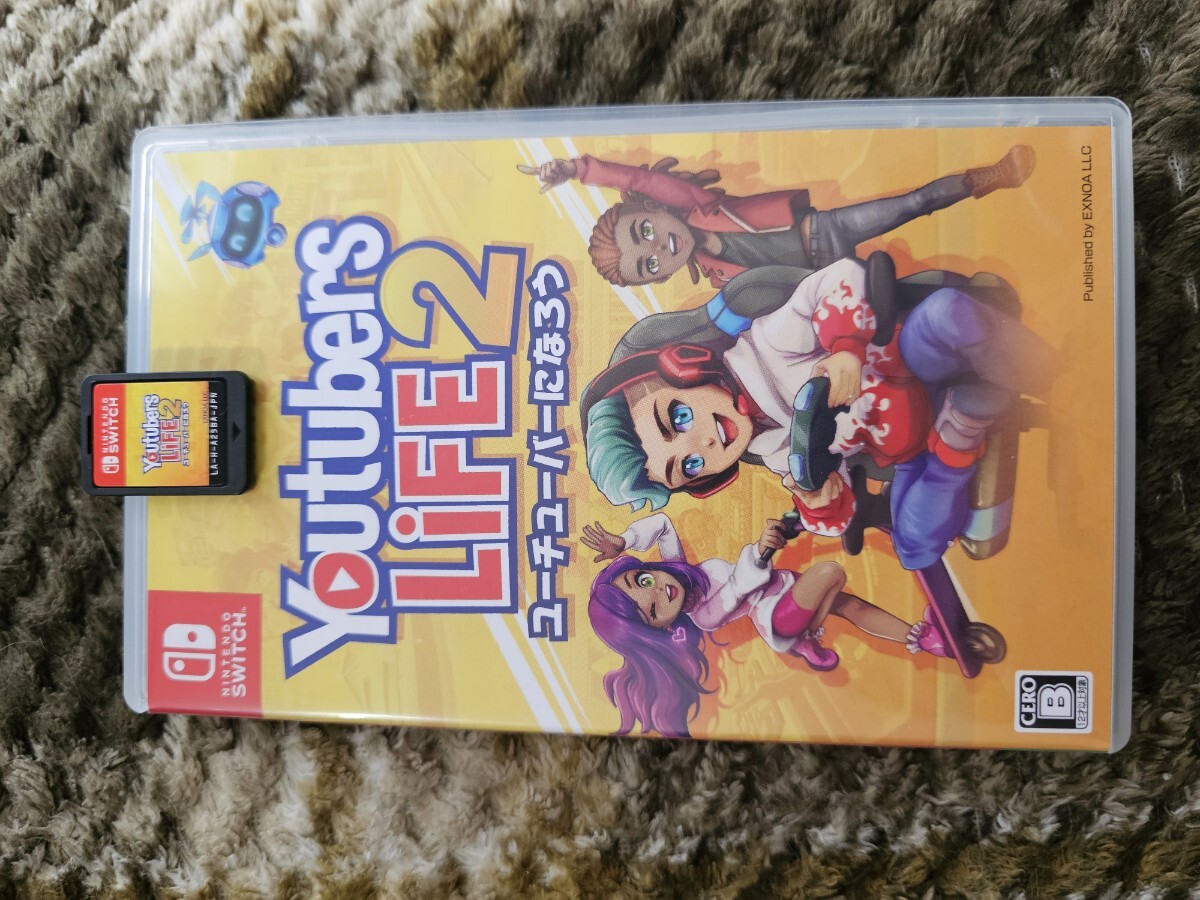 ニンテンドースイッチ、ユーチューバーになろう2。新品同様です。稼働確認のみ使用拍卖