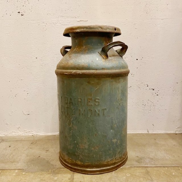 アメリカ ヴィンテージ ミルク缶 アンティーク 店舗什器 エクステリア ガーデニング アメリカン雑貨 インテリア【B3154】拍卖
