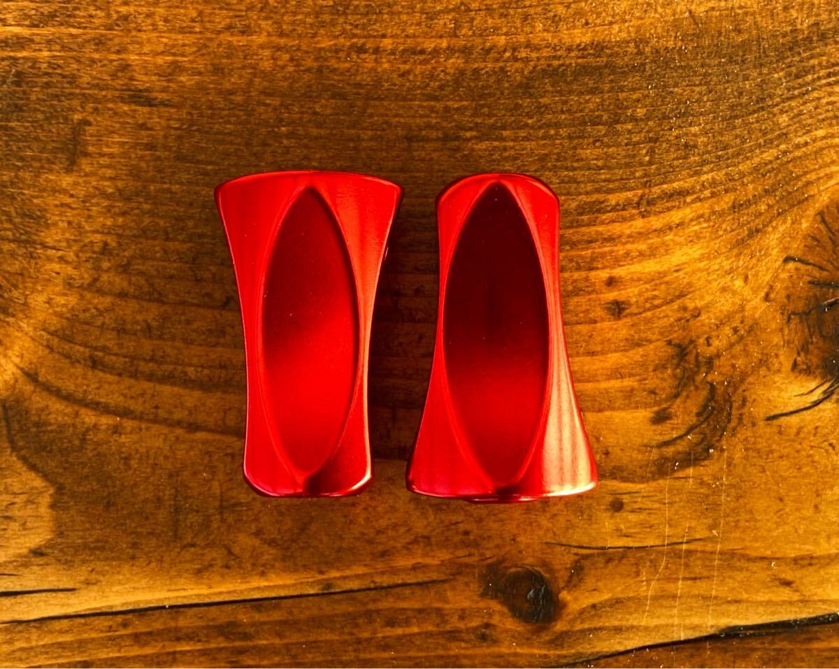 アルミノブ ハンドルノブ シマノA ダイワS レッド リールカスタムパーツ拍卖