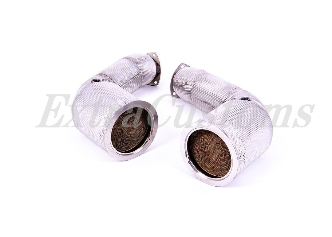 MILLTEK ダウンパイプ アウディ SQ7 4.0 V8 TT ( OPF/GPF装着車) Large Bore Downpipes and Sports Cats 触媒付き拍卖