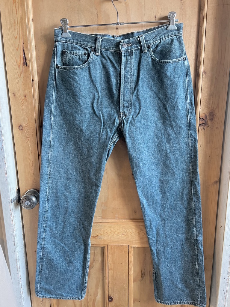 90s USA製 Levi's / リーバイス 501 デニムパンツ W36 L30 アメリカ製 ボタン裏501 ボタンフライ used拍卖