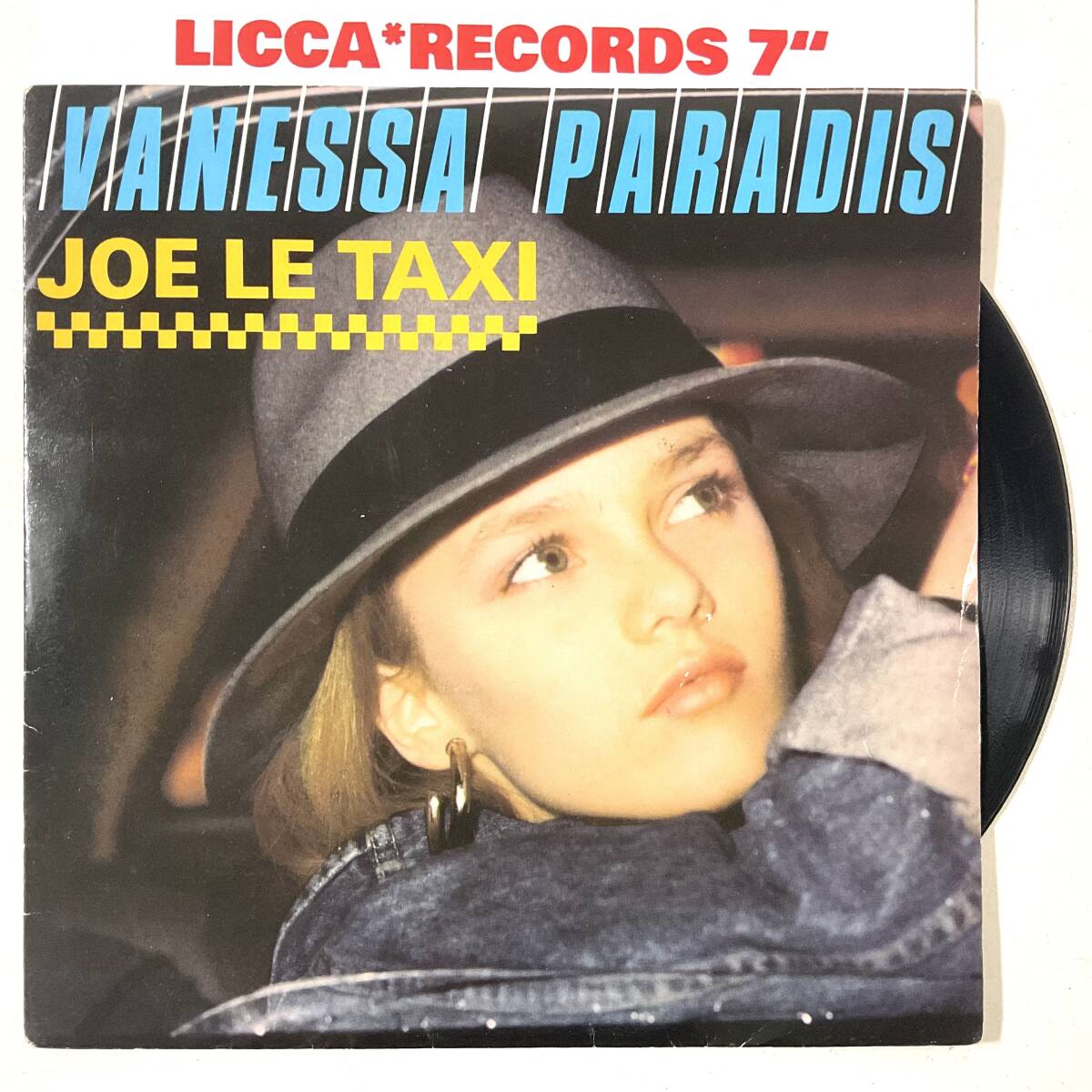 仏盤 ヴァネッサ パラディ Vanessa Paradis - Joe Le Taxi FRANCE 1987 ORIGINAL 7“ EPレコード LICCA*RECORDS PF503021拍卖