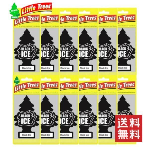 リトルツリーエアフレッシュナー ブラックアイス 12枚セット拍卖
