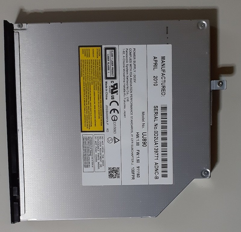 5286 SATA内蔵 スリム光学ドライブ DVDマルチドライブ panasonic UJ890拍卖