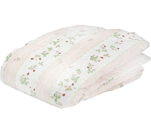 西川 (Nishikawa) ダウンケット (羽毛肌掛け布団) シングル ウェッジウッド ワイルドストロベリー ダウン50% 洗える ピンク拍卖