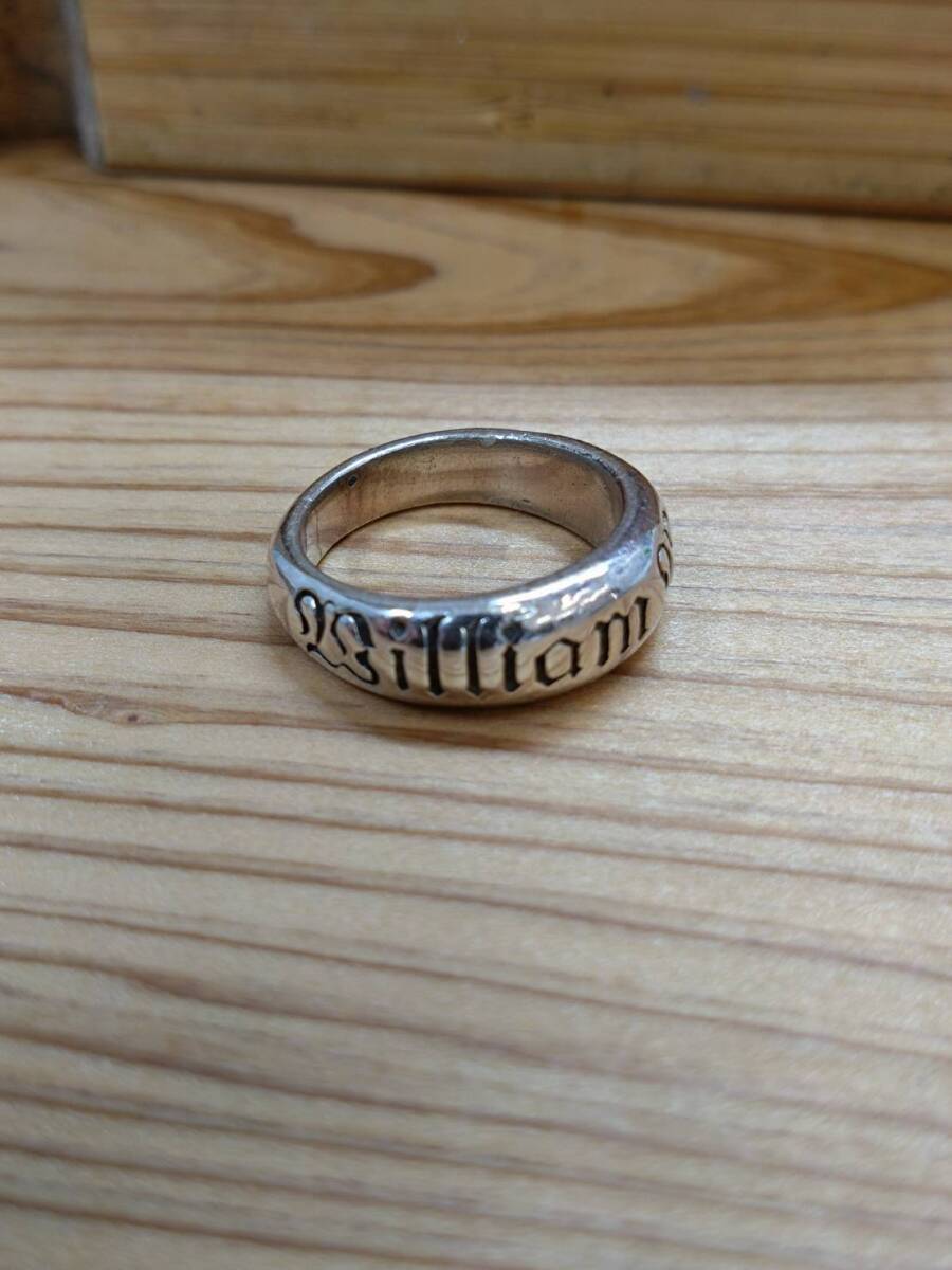 William Walles ウィリアムウォレス ロゴリング シルバー925 中古品拍卖