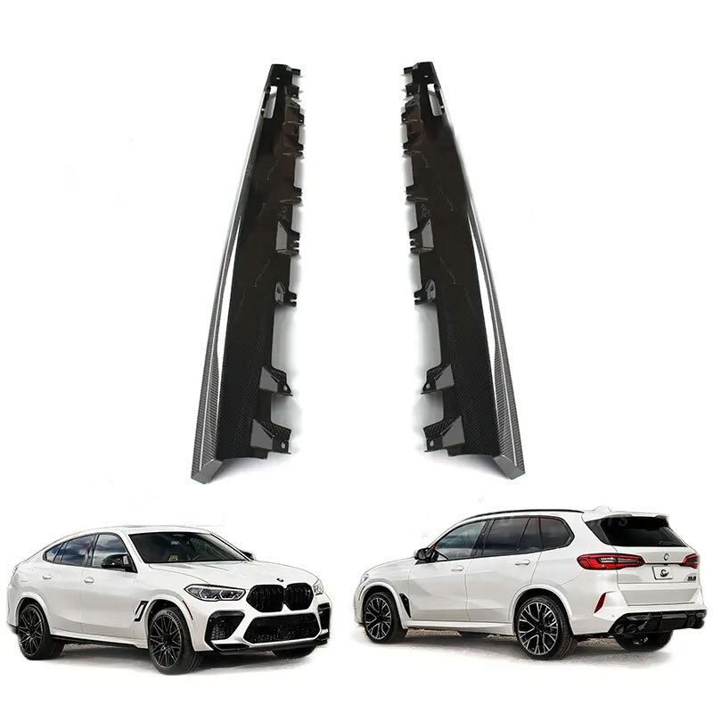 BMW X5M/X6Mシリーズ X5M F95 X6M F96 カースカート用 ユニバーサル サイドスカート カスタム パーツ エアロ 外装 ドレスアップ拍卖