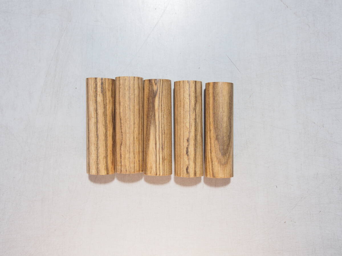 黄金壇の穴開き丸棒 5本 No.1 17×57ミリ 穴径8ミリ拍卖