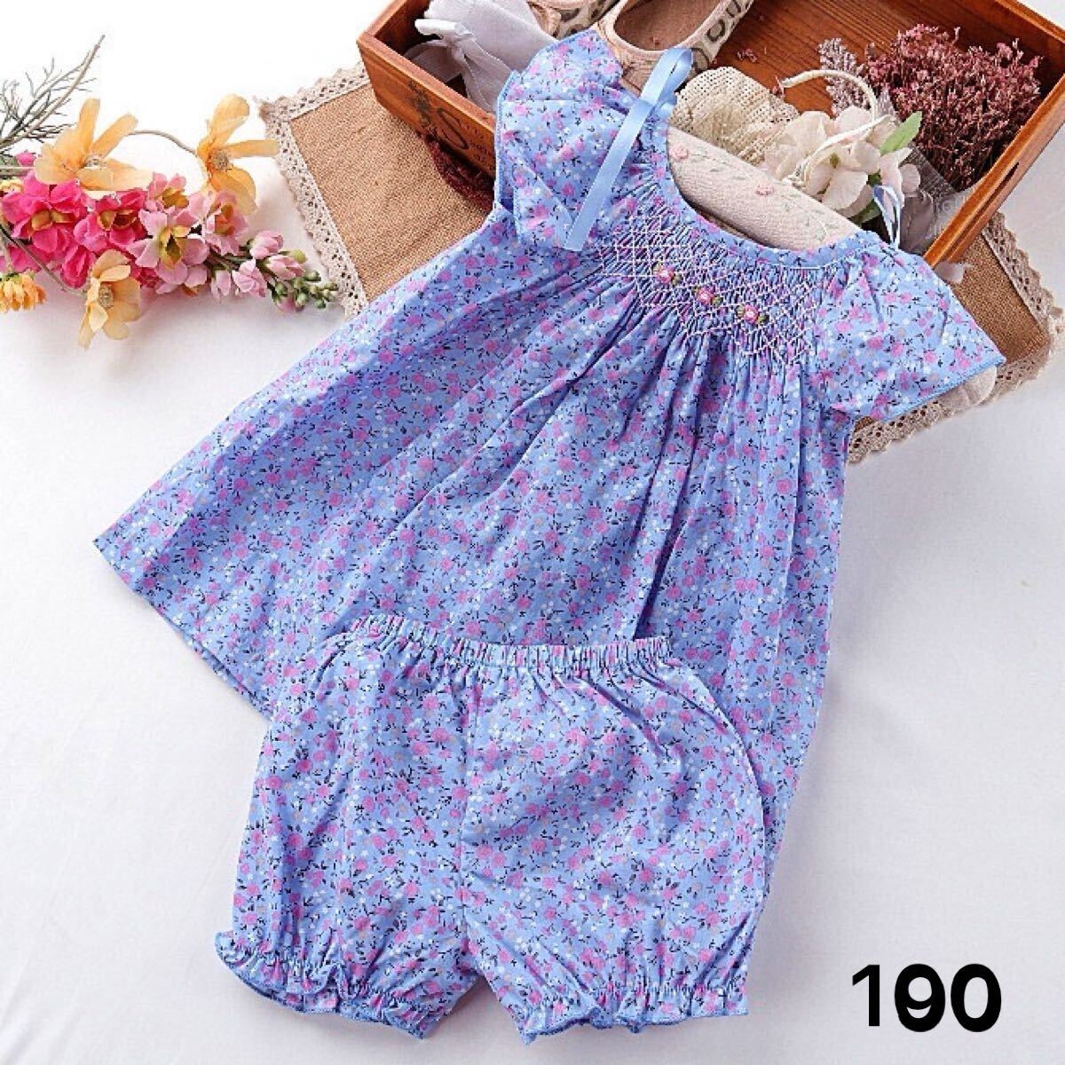 女の子 上下セット ベビー服 子供服 半袖 スモッキング ワンピース メゾピアノ ファミリア アマイアキッズ ボンポワン 好きな方拍卖