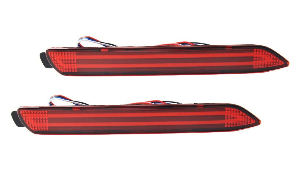 LEDリフレクター マークX130系 前後期 シーケンシャル ウインカー 流れる スモールブレーキ連動 レッド発光 左右セットlf-20拍卖