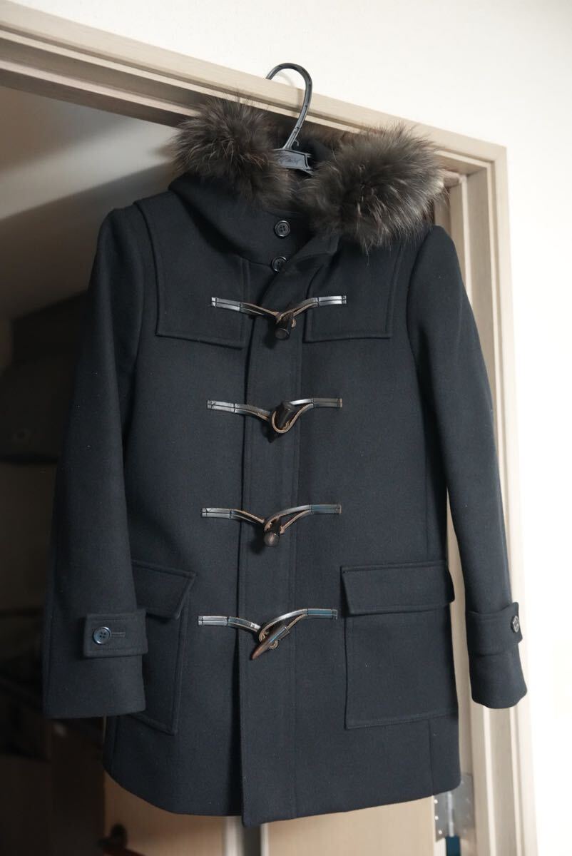 LITHIUM HOMME ダッフルコート 42 ブラック リチウムオム拍卖